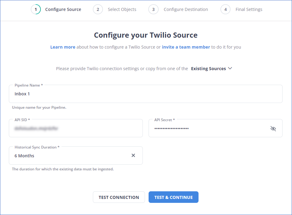 Configure your Twilio Source: Twilio to Snowflake | Hevo Data